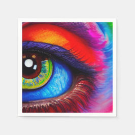 目アート スタンダードカクテルナプキン