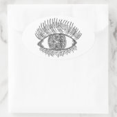 目インスパイア 楕円形シール (バッグ)