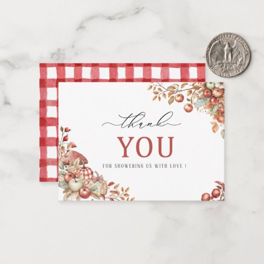 目エレガントのアプリケーションの水の色ベビーシャワー ノートカード (正面/裏面インサイチュ)