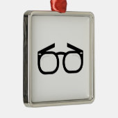 目ガラス メタルオーナメント (右)