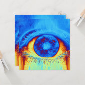 目サイケデリック カード (正面/裏面インサイチュ)