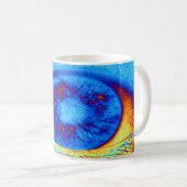 目サイケデリック コーヒーマグカップ (正面右)