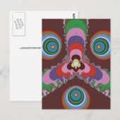 目サイケデリック ポストカード (正面/裏面)