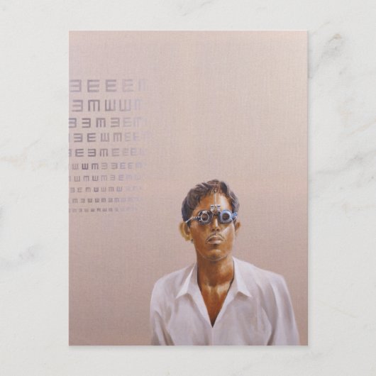 目テスト3 Medinipurインド ポストカード (正面)