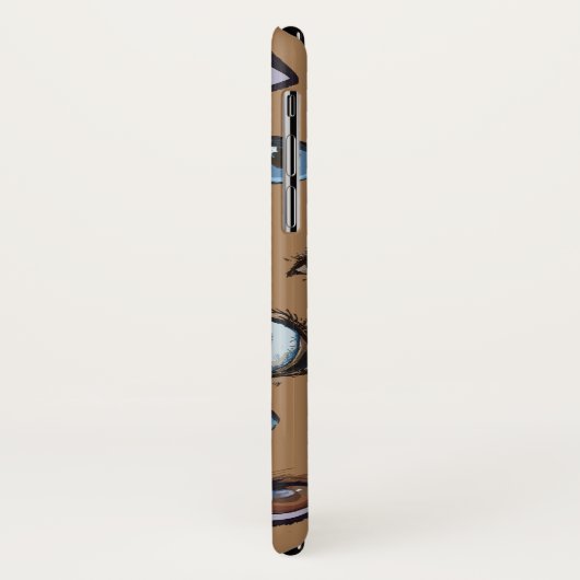 目パターン Case-Mate iPhoneケース (裏面/左)