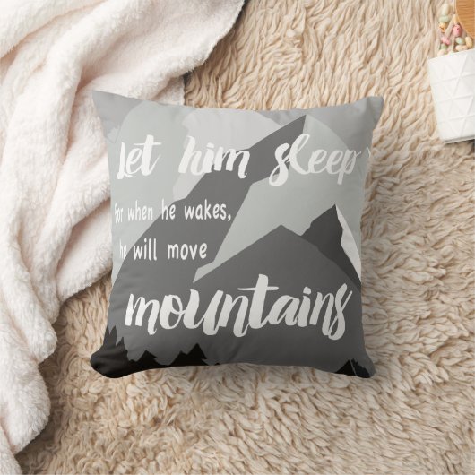 目パーソナライズされたを覚ますと寝なさい クッション (ブランケット)