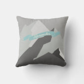 目パーソナライズされたを覚ますと寝なさい クッション (裏面)