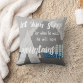 目パーソナライズされたを覚ますと寝なさい クッション (ブランケット)