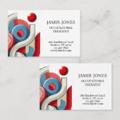 目パーソナライズされた的な 名刺 (正面/裏面)