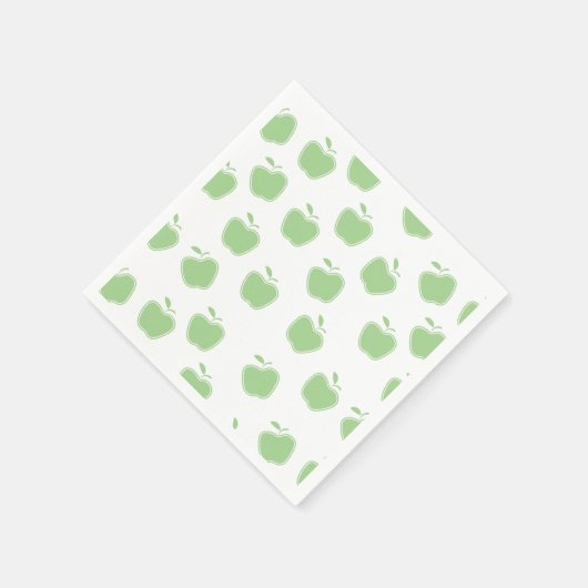 目フェイクの素朴赤ちゃんシャワーのクラフトApple スタンダードカクテルナプキン (角)