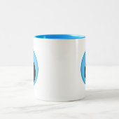 目モダン漫画 ツートーンマグカップ (中央)