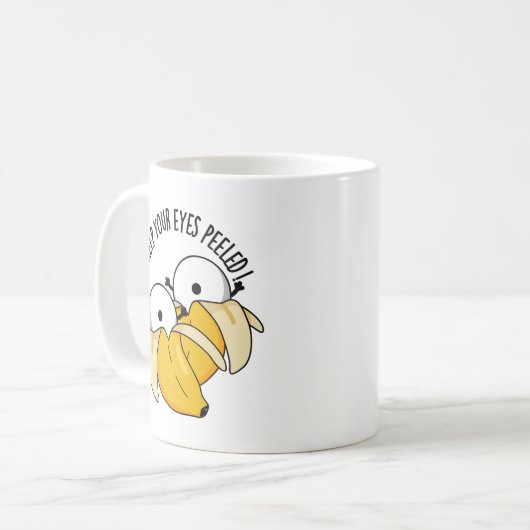 目保が剥おもしろいがれ コーヒーマグカップ (正面左)