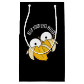 目保を剥いた眼おもしろい球プンダークBG スモールペーパーバッグ (正面)