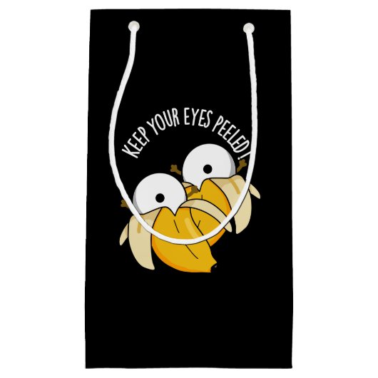 目保を剥いた眼おもしろい球プンダークBG スモールペーパーバッグ (正面)