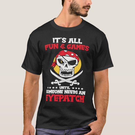 目当てを必要とするまでおもしろいとゲームはすべて終わる Tシャツ (正面)