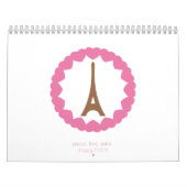 目愛パリ。 2010. カレンダー (カバー)