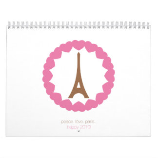目愛パリ。 2010. カレンダー