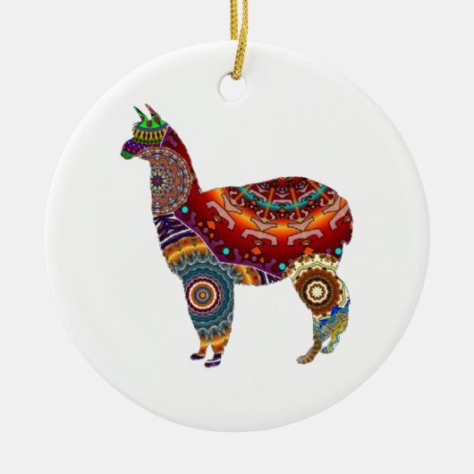 目撃するべき驚かせること セラミックオーナメント (正面)