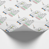 目検査(検眼医) ラッピングペーパー (角)