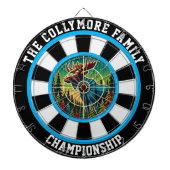 目標とする森林のアートワーク ダーツボード (正面)