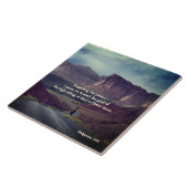 目標に向かって進みます フィリピ 3:14 聖書 タイル (側面)