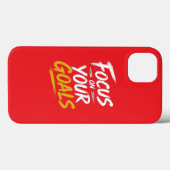 目標に集中 モチベーションデザイン Case-Mate iPhone iPhoneケース (裏面 (横))