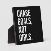 目標を追え、女を追うな - ジム、ハッスル、成功 フォトプラーク (正面)