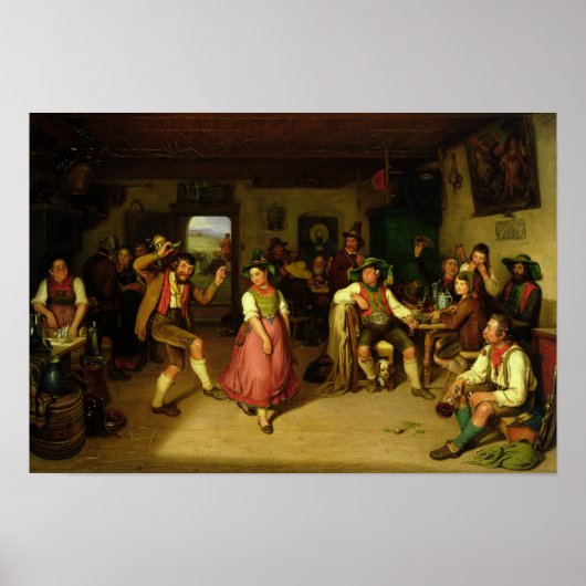 目標射撃、 発砲と踊りオベルバイエルン, 1841 ポスター (正面)