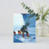 目標達成と成功 エベレスト登頂 ポストカード (スタンド正面)