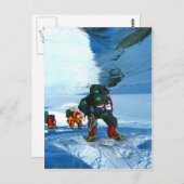 目標達成と成功 エベレスト登頂 ポストカード (正面/裏面)