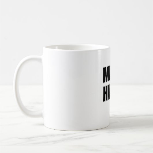 目標達成マグ コーヒーマグカップ (左)