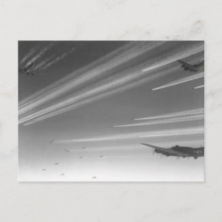 目標飛んでいるに向かう途中のB17要塞 ポストカード