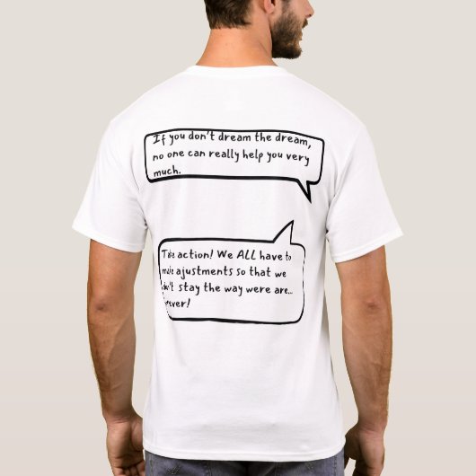 目標 Tシャツ (裏面)