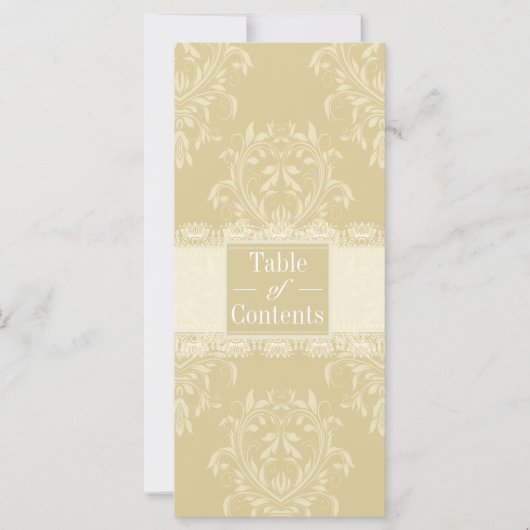 目次の挿入計画の結婚バインド (正面)