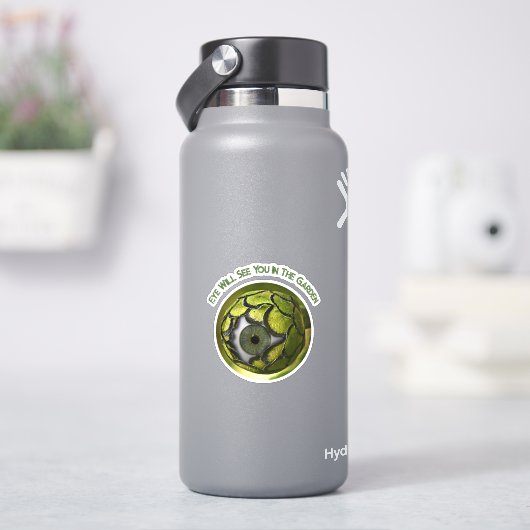 目玉の庭の植物 シール (HydroFlask)