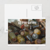 目玉の缶詰見える？ ポストカード (正面/裏面)