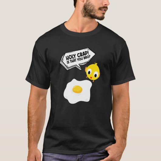 目玉焼きとニワトリのコスチューム Tシャツ (正面)