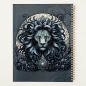 目王室の威厳のあるの高い華美獅子 プランナー手帳 (裏面)