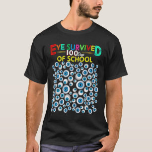 目生き延び100日の学校先生の子供が勉強 Tシャツ