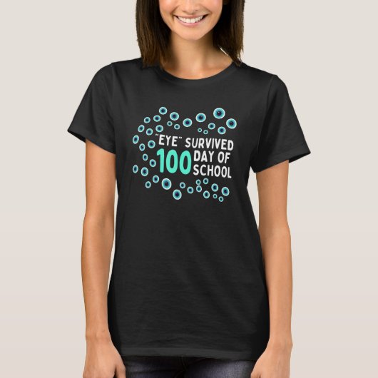 目生き延び100日学校先生生G Tシャツ (正面)