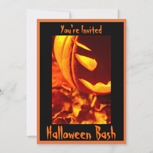 目白熱［赤熱］光を放つ- 招待状 (正面)