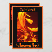 目白熱［赤熱］光を放つ- 招待状 (正面/裏面)