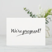 目的おもしろい的告知で妊娠している 案内状 (スタンド正面)