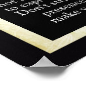 目的のために働く – アートプリント ポスター (角)