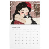 目的の瞬間:猫図解入りの、写真付きのカレンダー カレンダー (1月 2026)