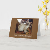 目的の誕生日グリーティングカードを持つ カード (黄色い花)