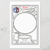 目的の象徴を忠実に再現する チラシ (正面)