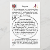 目的の象徴を忠実に再現する チラシ (裏面)