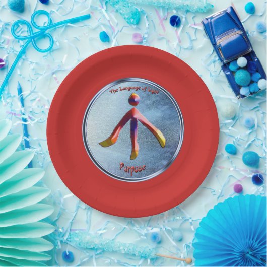 目的の象徴を忠実に再現する ペーパープレート (パーティー)