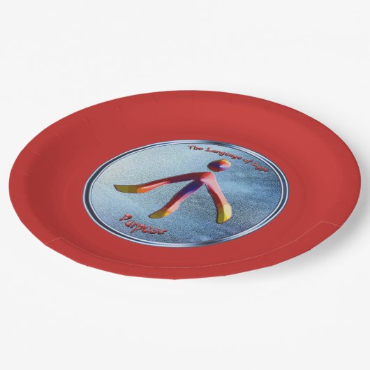 目的の象徴を忠実に再現する ペーパープレート (アングル)